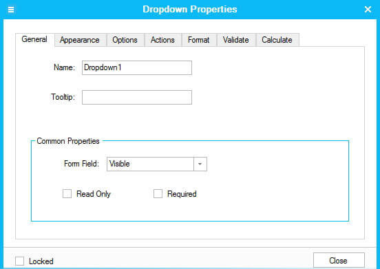 Form Properties